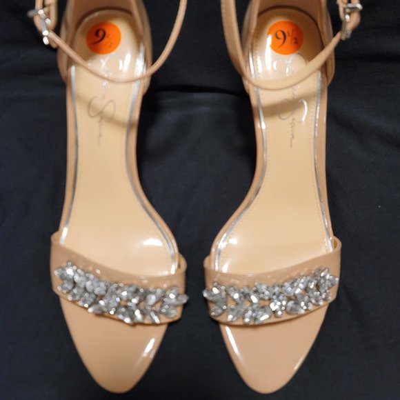 Jessica Simpson Shoes - Beautiful Patent Nude Sandal - NEW - 9.5